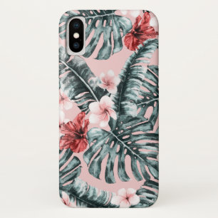 Pink Paradise Tropische Insel Blumen Botanisch Case-Mate iPhone Hülle