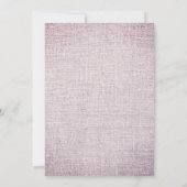 Pink Paris Cafe Kinderdusche Einladung (Rückseite)