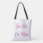 Pink Paris Eiffel Tower Tasche (Rückseite)