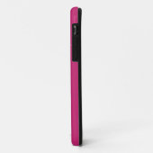 Pink Paris Eiffelturm Personalisiert iPhone Case (Hinten/Links)