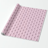Pink Paris Gift Wrap Wrapping Papier Frankreich Geschenkpapier (Ungerollt)