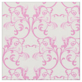 Pink Parisian Damask Muster Stoff (Nahaufnahme)