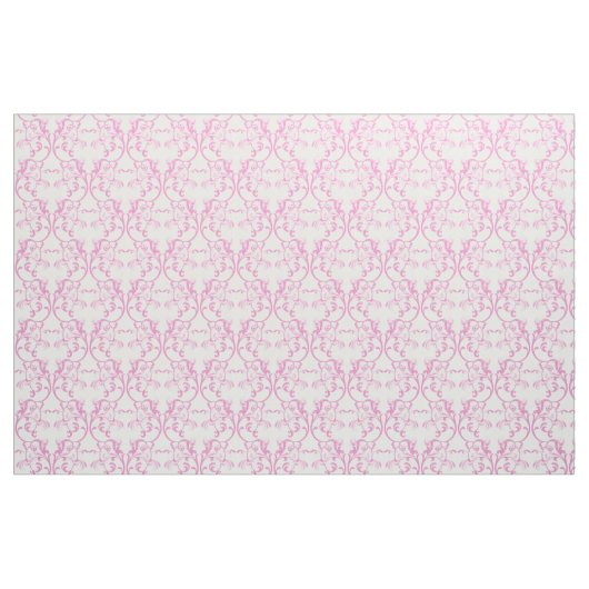 Pink Parisian Damask Muster Stoff (Fat Quarter (45,7 x 55,9 cm))