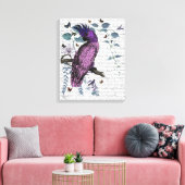 Pink Parrot Leinwanddruck (Insitu (Wohnzimmer))