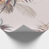 Pink-Parrot-Muster-Umschlagpapier Geschenkpapier (Ecke)