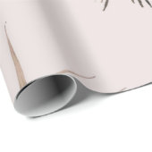 Pink-Parrot-Muster-Umschlagpapier Geschenkpapier (Rolleneckpunkt)