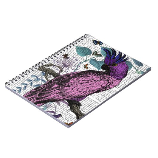 Pink Parrot Notizblock (Linke Seite)