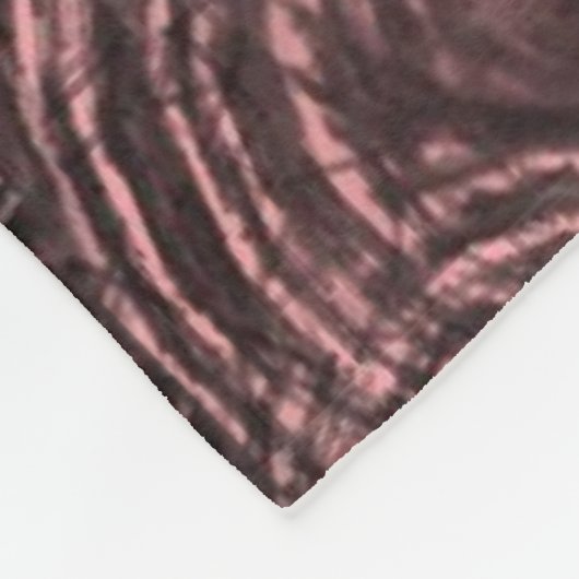 Pink Pasley Custom Fleece Decke (Ecke)