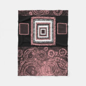 Pink Pasley Custom Fleece Decke (Vorderseite)