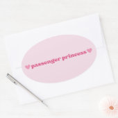 Pink Passenger Princess Sticker - Fun Girl Design (Umschlag)