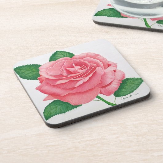 Pink Passion Cork Untersetzer (Linke Seite)