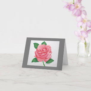 Pink Passion Inspirational Note Card Karte