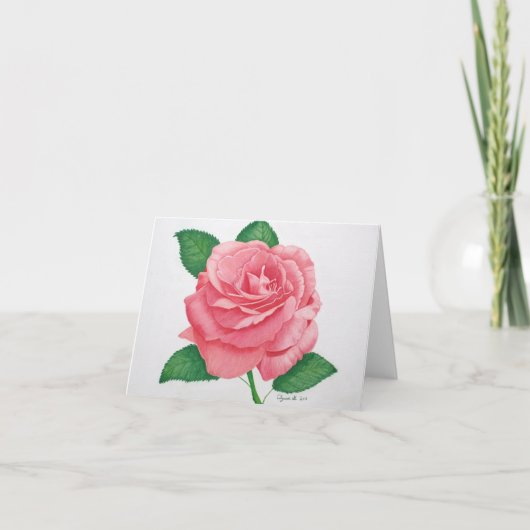 Pink Passion Note Card Karte (Vorderseite)