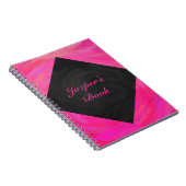 Pink Passion Personalisiert Notizblock (Rechte Seite)