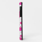 Pink Passion Polka Dot Pattern Case-Mate iPhone Hülle (Hinten/Links)