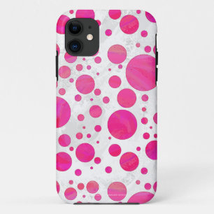 Pink Passion Polka Dot Pattern Case-Mate iPhone Hülle