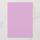Pink Pastel Abstract Art Hochzeitskarten Einladung (Rückseite)