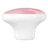 Pink Pastel Aquarellfarbe Textur Keramikknauf (Seitenansicht)