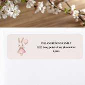 Pink Pastel Bunny Easter Kindergeburtstag