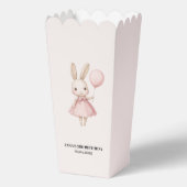 : Pink Pastel Bunny Oaster Kindergeburtstag Geschenkschachtel (Vorderseite)