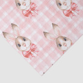 Pink Pastel Bunny Rabbit Geschenk Seidenpapier (Detail)