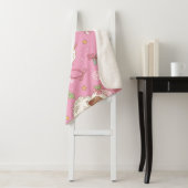 Pink Pastel Christmas Black Santa & Ballerina Sherpadecke (Beispiel)