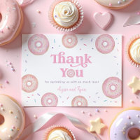 Pink Pastel Donut Baby Sprinkle