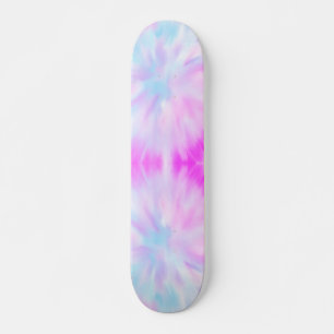 Pink Pastel Gefärbte Krawatte Skateboard