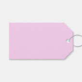 Pink Pastel-Geschenketiketten Geschenkanhänger (Vorderseite (Horizontal))
