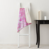 Pink Pastel & Gold Shimmer Mermaid Scanner Muster Sherpadecke (Beispiel)