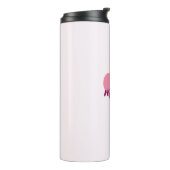 Pink Pastel Herzerkrankung für die Mama Thermosbecher (Nach links gedreht)