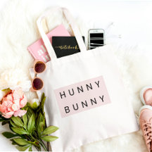 Pink Pastel "Hunny Bunny" Niedlich Ostern