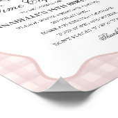 Pink Pastel Little Boo Ghost Time Capsule Game Poster (Ecke)