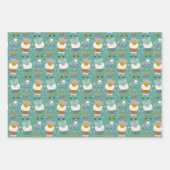 Pink Pastel Nutcracker mit Elefanten Geschenkpapier Set (Vorderseite 3)