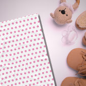 Pink Pastel Polka Dot Pattern Baby Kinderzimmer Fleecedecke