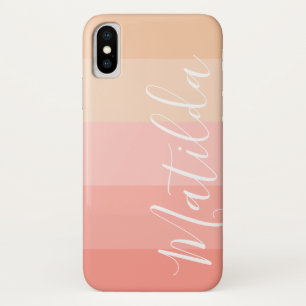 Pink Pastel Skin Ombre Personalisierter Name Case-Mate iPhone Hülle