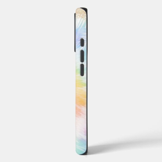 Pink Pastel Tie Dye Girly Chic Case-Mate iPhone Hülle (Rückseite / Links)