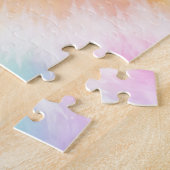 Pink Pastel Tie Dye Girly Chic                     Puzzle (Seite)