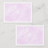 Pink Pastel Watercolor Blank All Occasion Mitteilungskarte (Vorne/Hinten)