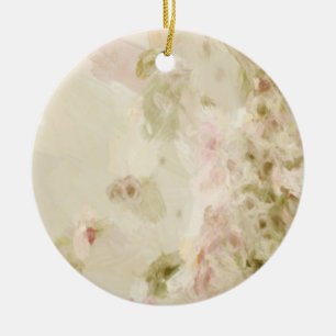 Pink-Pastell-Blume Keramikornament