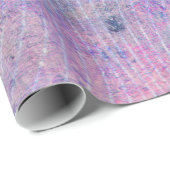 Pink Pastell Blume Paint Spritzer Wrapping Paper Geschenkpapier (Rolleneckpunkt)