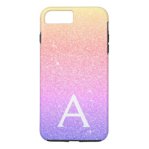 Pink Pastell Glitzer und Sparkle Monogramm Case-Mate iPhone Hülle