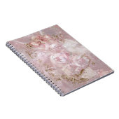 Pink-Pastell-Notebook Notizblock (Rechte Seite)