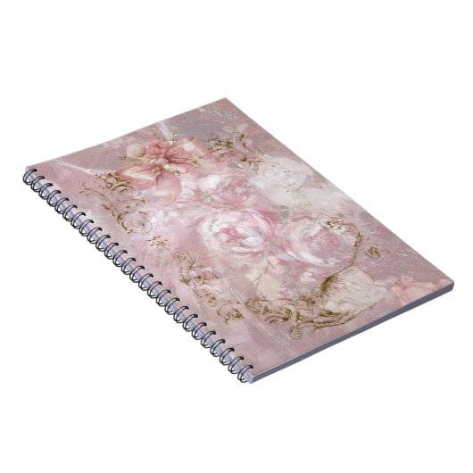 Pink-Pastell-Notebook Notizblock (Rechte Seite)