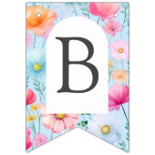 Pink Pastellfarben Brautparty Wimpelkette (Zweite Fahne)