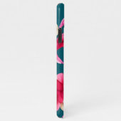 Pink Pastellfarben iPhone Hülle (Rechte Seite)