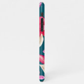 Pink Pastellfarben iPhone Hülle (Linke Seite)