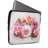 Pink Pastellfarben Laptopschutzhülle (Vorne Rechts)