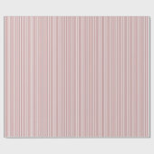 Pink Pastellstreifen Umhüllungspapier Geschenkpapier (Flach)