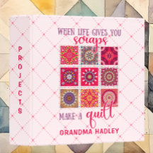 Pink Patchwork Quilt Personalisiertes Projekt